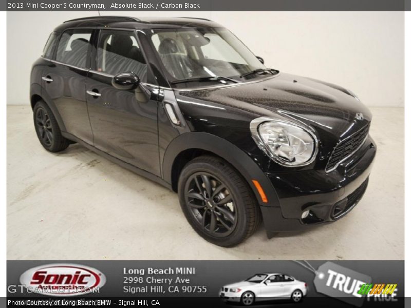 Absolute Black / Carbon Black 2013 Mini Cooper S Countryman