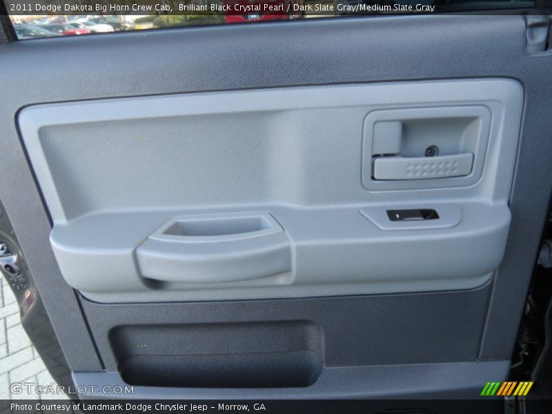 Brilliant Black Crystal Pearl / Dark Slate Gray/Medium Slate Gray 2011 Dodge Dakota Big Horn Crew Cab