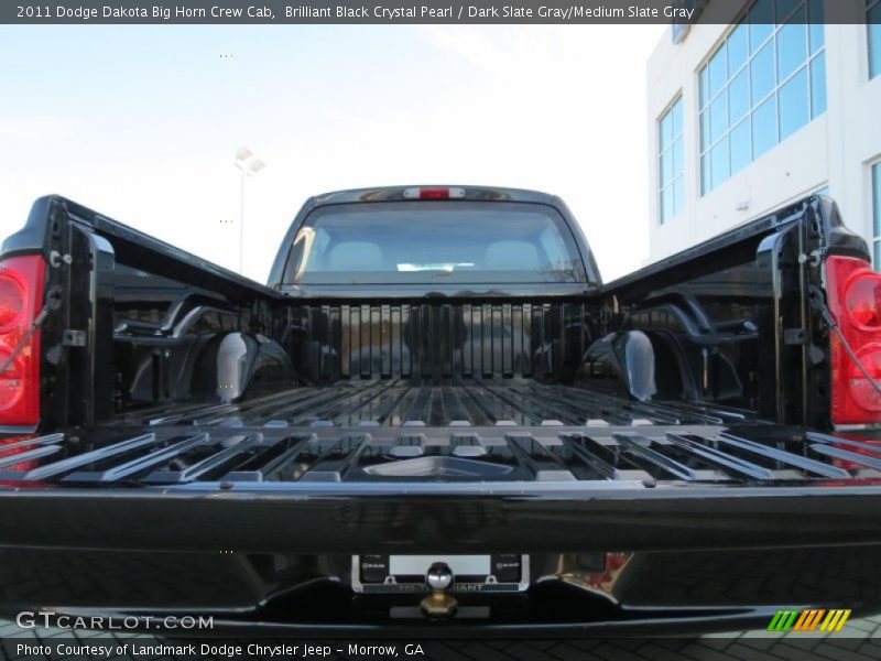 Brilliant Black Crystal Pearl / Dark Slate Gray/Medium Slate Gray 2011 Dodge Dakota Big Horn Crew Cab