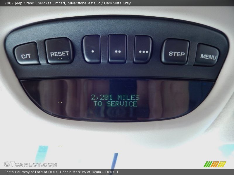 Controls of 2002 Grand Cherokee Limited