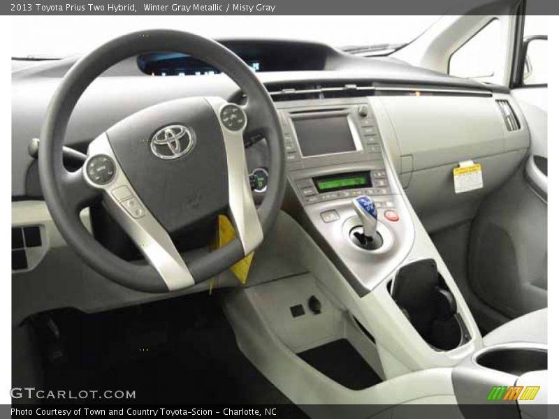  2013 Prius Two Hybrid Misty Gray Interior