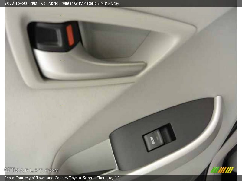 Winter Gray Metallic / Misty Gray 2013 Toyota Prius Two Hybrid