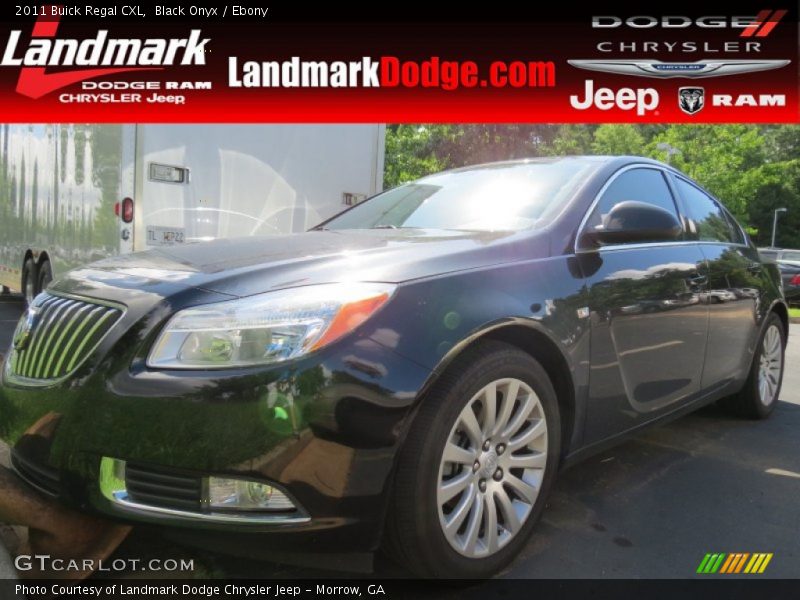 Black Onyx / Ebony 2011 Buick Regal CXL