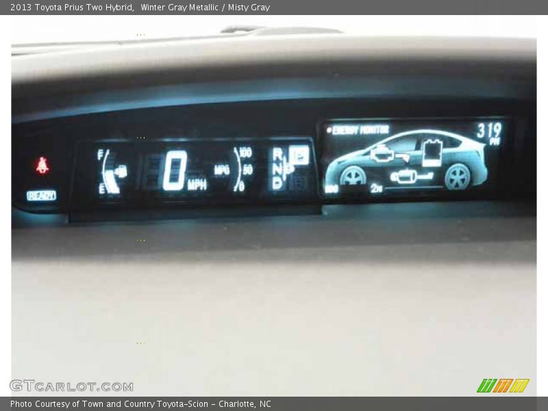 Winter Gray Metallic / Misty Gray 2013 Toyota Prius Two Hybrid