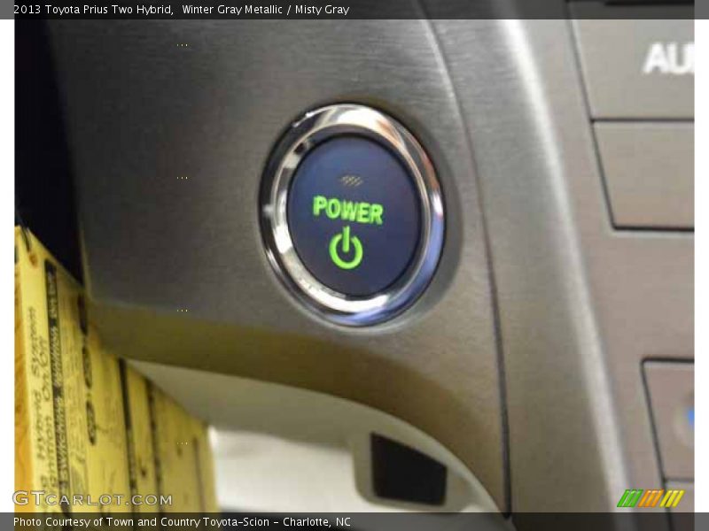 Winter Gray Metallic / Misty Gray 2013 Toyota Prius Two Hybrid