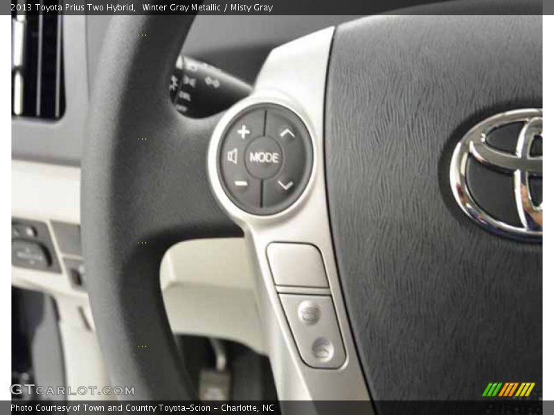 Controls of 2013 Prius Two Hybrid