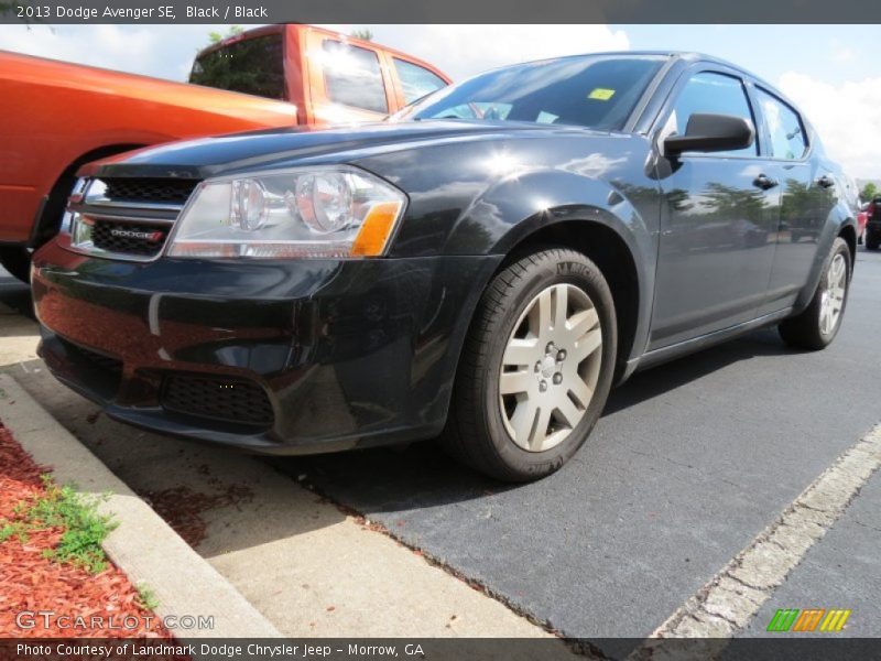 Black / Black 2013 Dodge Avenger SE