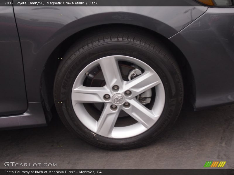 Magnetic Gray Metallic / Black 2012 Toyota Camry SE