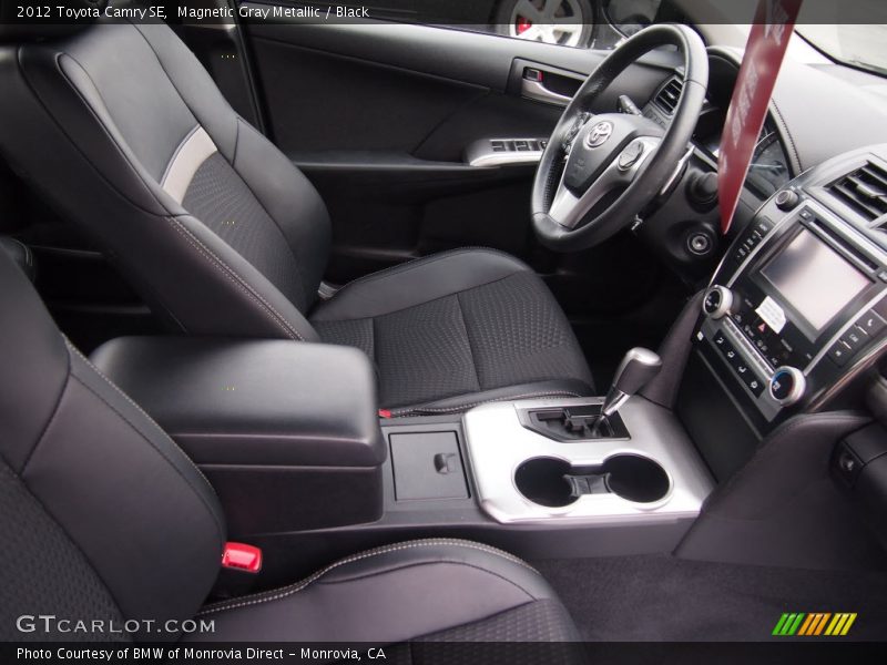 Magnetic Gray Metallic / Black 2012 Toyota Camry SE