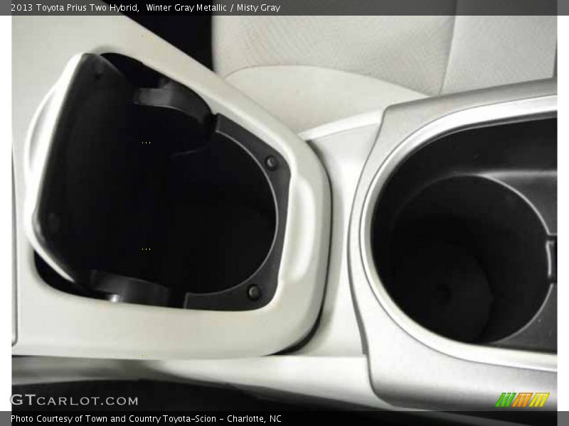 Winter Gray Metallic / Misty Gray 2013 Toyota Prius Two Hybrid