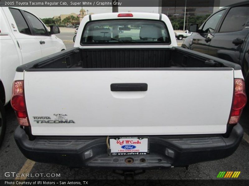 Super White / Graphite Gray 2005 Toyota Tacoma Regular Cab