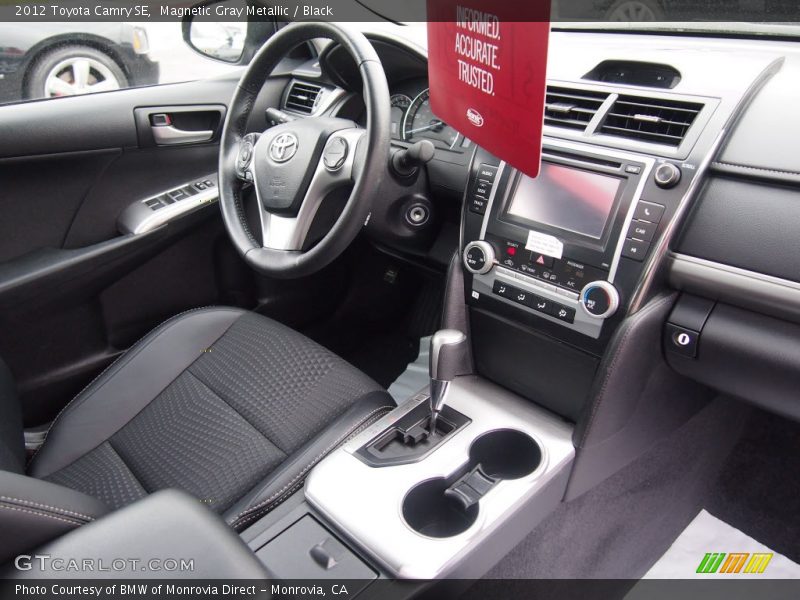 Magnetic Gray Metallic / Black 2012 Toyota Camry SE