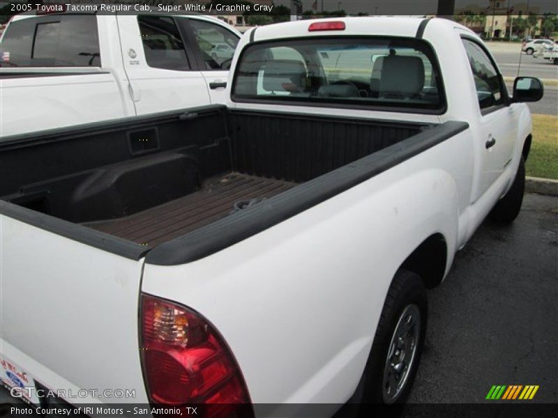 Super White / Graphite Gray 2005 Toyota Tacoma Regular Cab