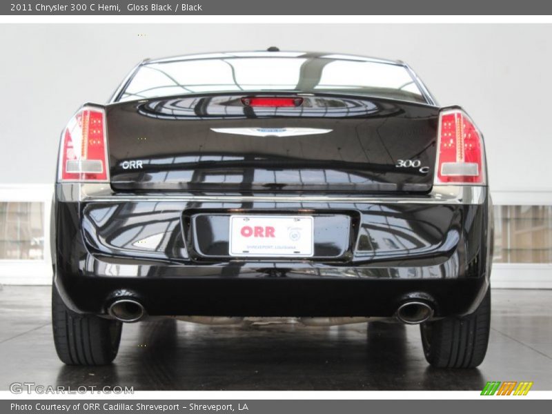 Gloss Black / Black 2011 Chrysler 300 C Hemi