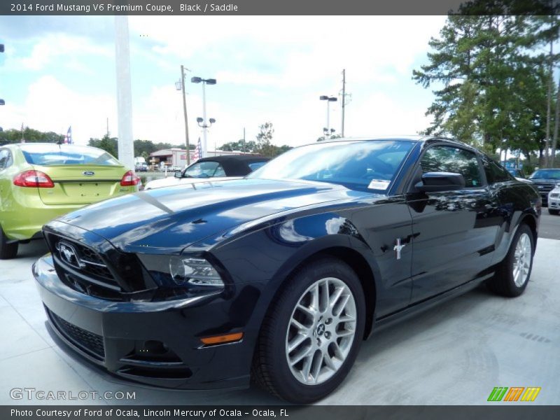 Front 3/4 View of 2014 Mustang V6 Premium Coupe