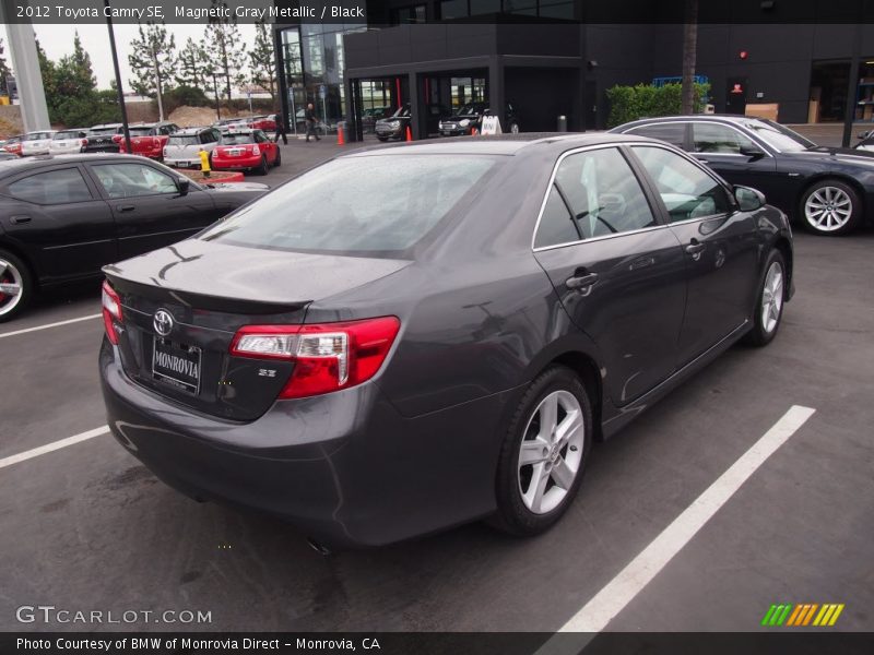 Magnetic Gray Metallic / Black 2012 Toyota Camry SE