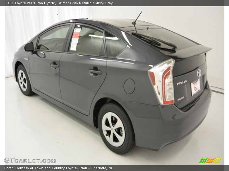 Winter Gray Metallic / Misty Gray 2013 Toyota Prius Two Hybrid