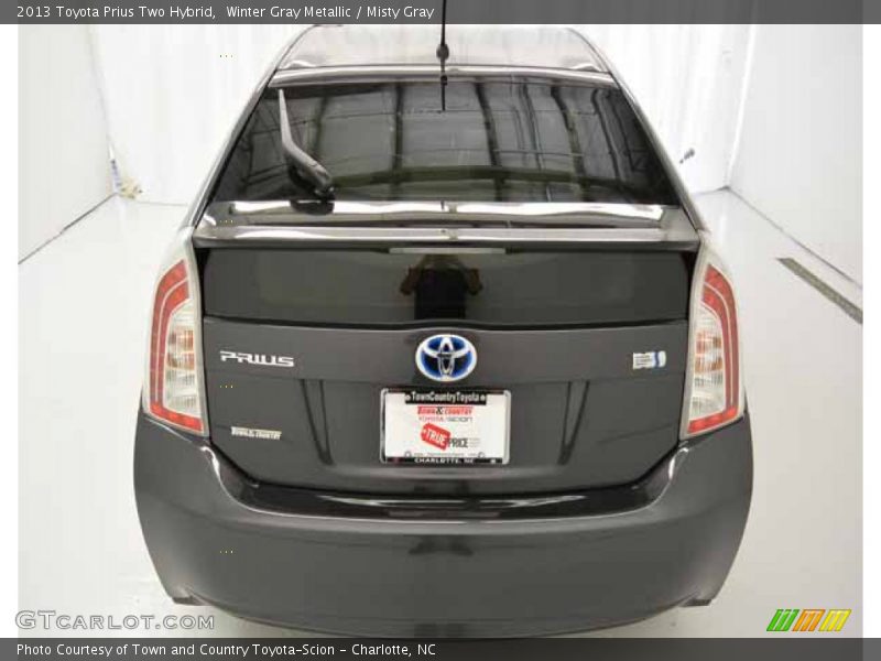 Winter Gray Metallic / Misty Gray 2013 Toyota Prius Two Hybrid