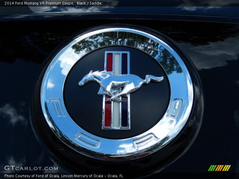 Black / Saddle 2014 Ford Mustang V6 Premium Coupe