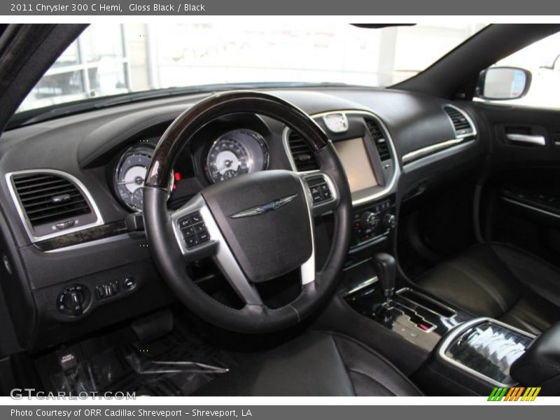 Gloss Black / Black 2011 Chrysler 300 C Hemi