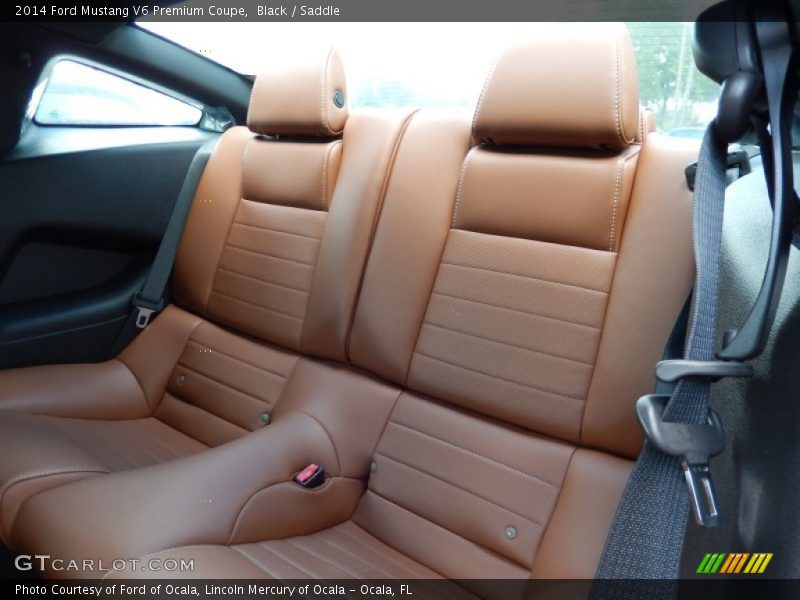Rear Seat of 2014 Mustang V6 Premium Coupe