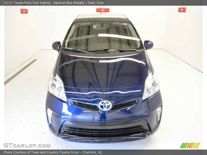 Nautical Blue Metallic / Dark Gray 2013 Toyota Prius Four Hybrid