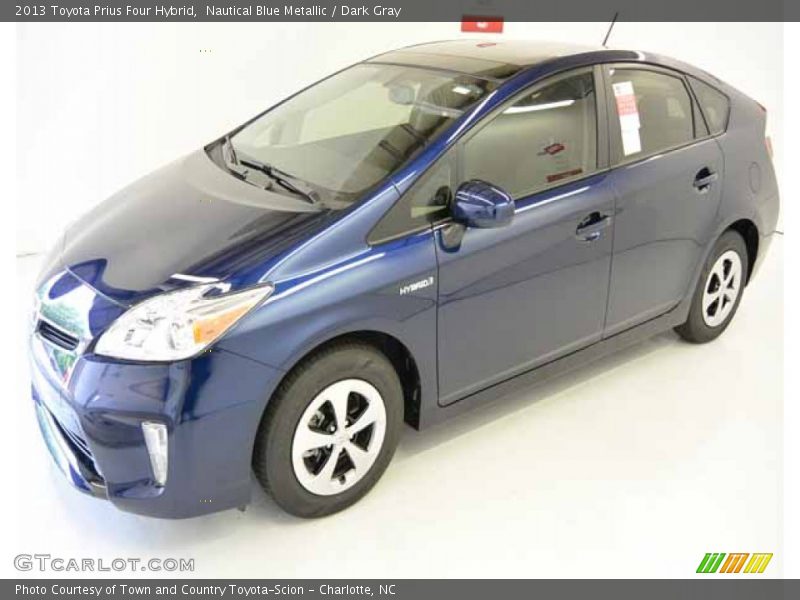 Nautical Blue Metallic / Dark Gray 2013 Toyota Prius Four Hybrid