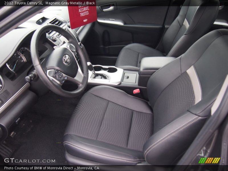 Magnetic Gray Metallic / Black 2012 Toyota Camry SE