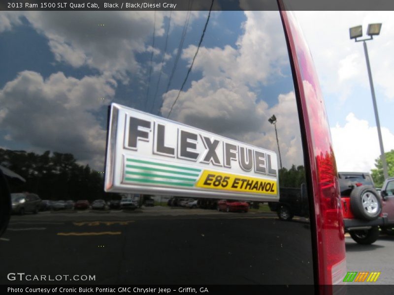 Black / Black/Diesel Gray 2013 Ram 1500 SLT Quad Cab