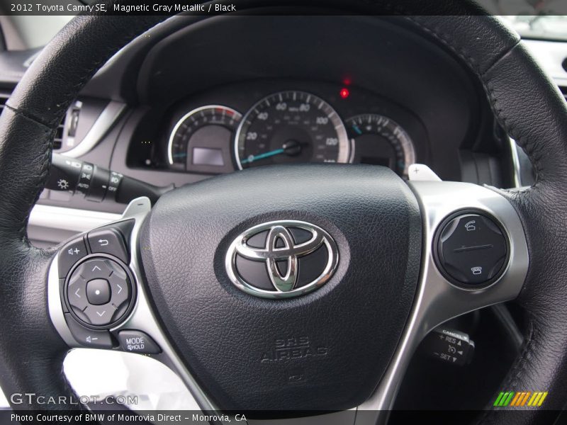 Magnetic Gray Metallic / Black 2012 Toyota Camry SE