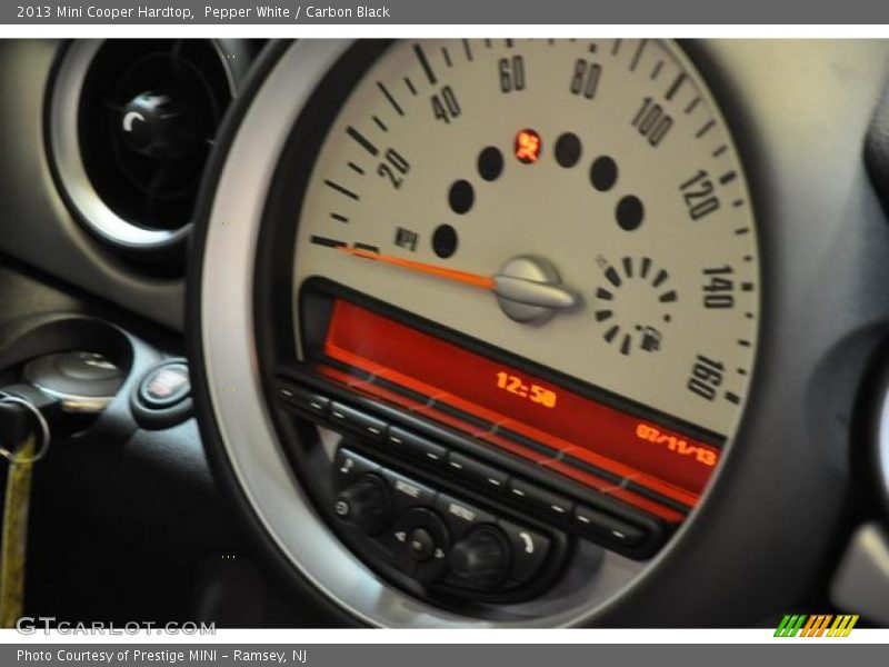 Pepper White / Carbon Black 2013 Mini Cooper Hardtop
