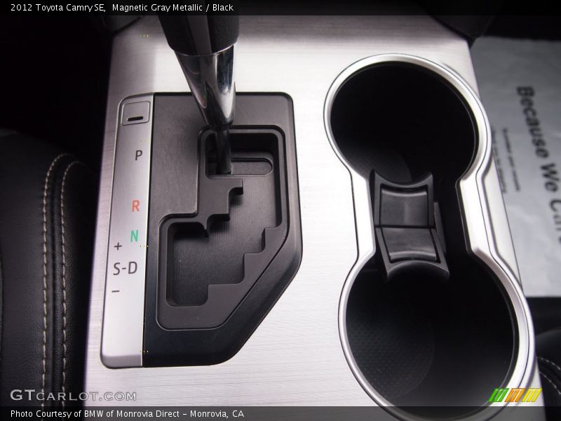 Magnetic Gray Metallic / Black 2012 Toyota Camry SE