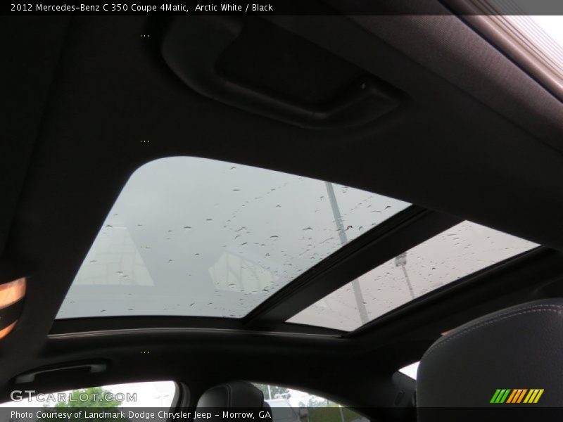 Sunroof of 2012 C 350 Coupe 4Matic