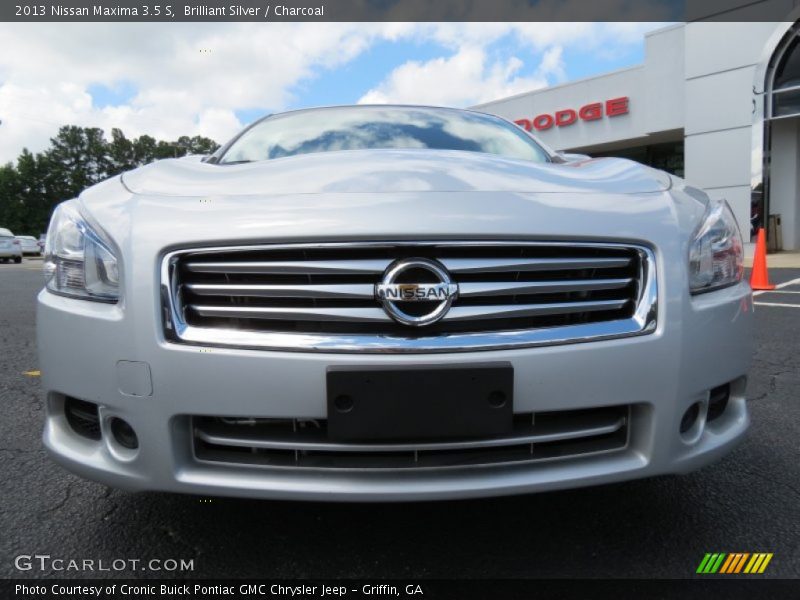 Brilliant Silver / Charcoal 2013 Nissan Maxima 3.5 S
