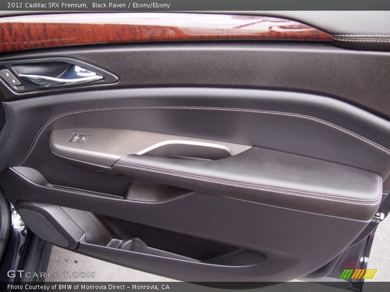 Black Raven / Ebony/Ebony 2012 Cadillac SRX Premium