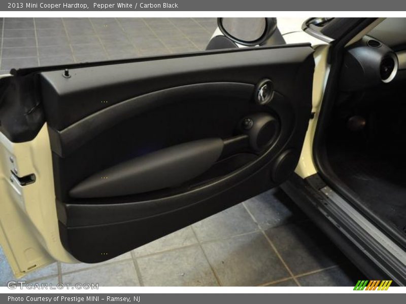 Pepper White / Carbon Black 2013 Mini Cooper Hardtop