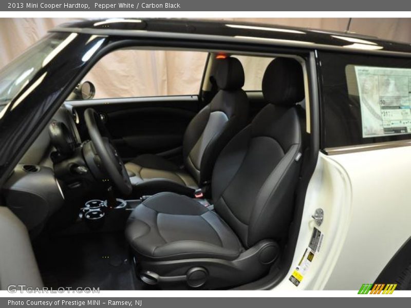 Pepper White / Carbon Black 2013 Mini Cooper Hardtop