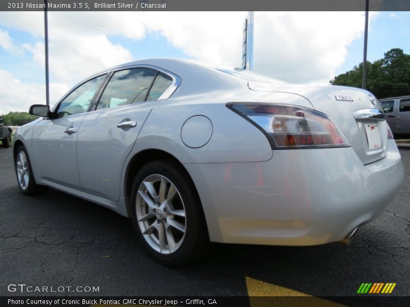 Brilliant Silver / Charcoal 2013 Nissan Maxima 3.5 S