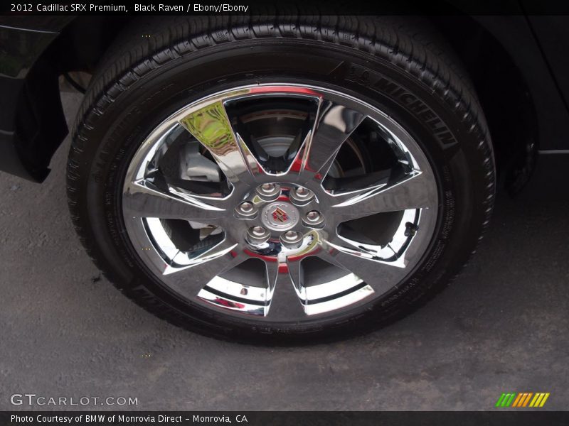 Black Raven / Ebony/Ebony 2012 Cadillac SRX Premium