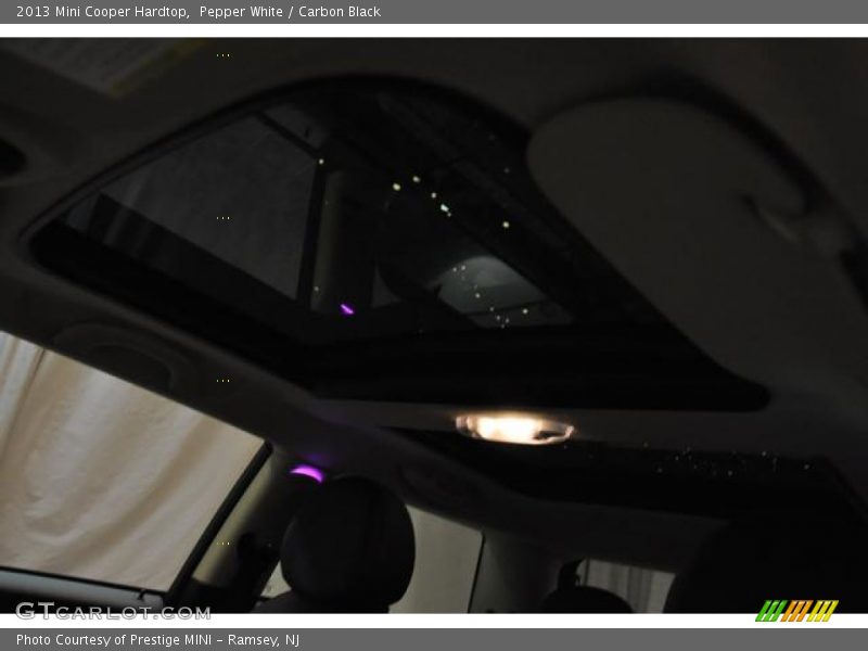 Pepper White / Carbon Black 2013 Mini Cooper Hardtop