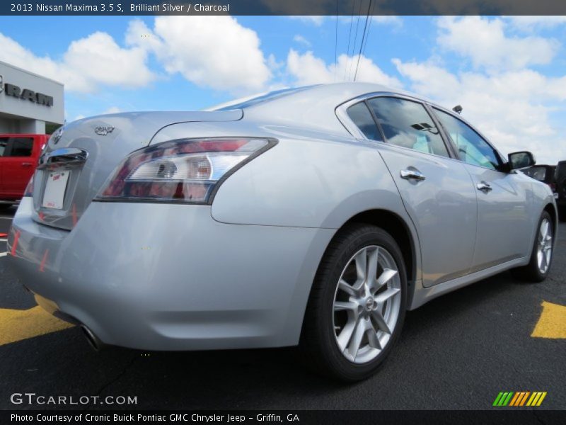 Brilliant Silver / Charcoal 2013 Nissan Maxima 3.5 S