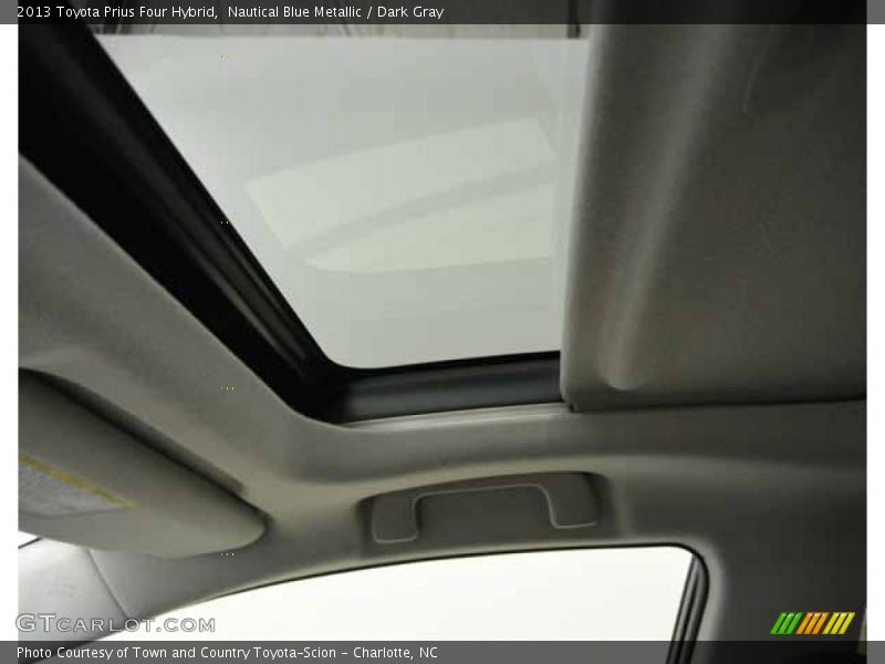 Nautical Blue Metallic / Dark Gray 2013 Toyota Prius Four Hybrid