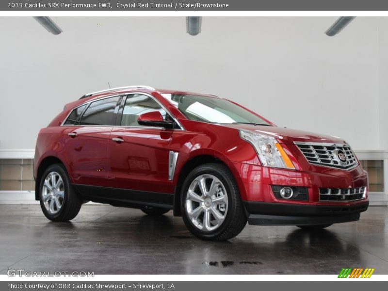 Crystal Red Tintcoat / Shale/Brownstone 2013 Cadillac SRX Performance FWD