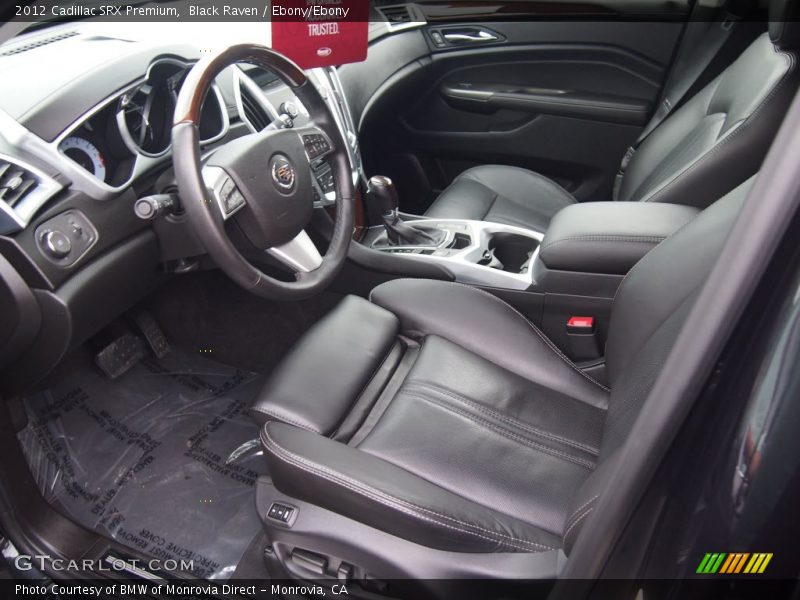 Black Raven / Ebony/Ebony 2012 Cadillac SRX Premium