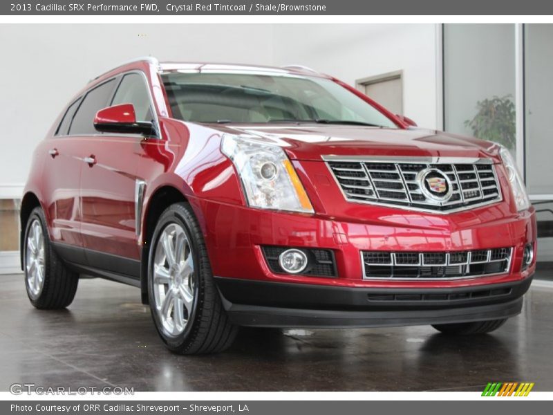 Crystal Red Tintcoat / Shale/Brownstone 2013 Cadillac SRX Performance FWD