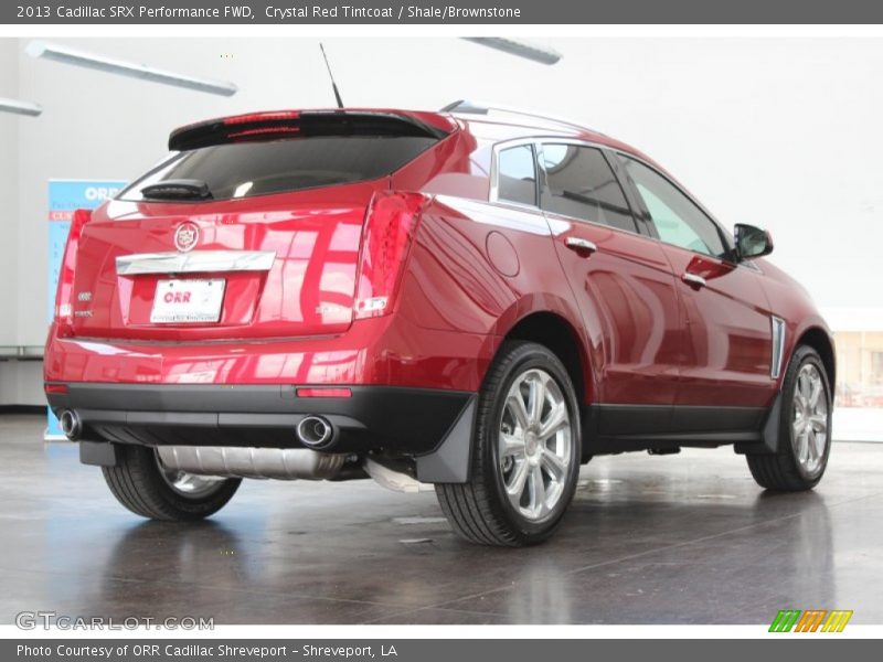 Crystal Red Tintcoat / Shale/Brownstone 2013 Cadillac SRX Performance FWD