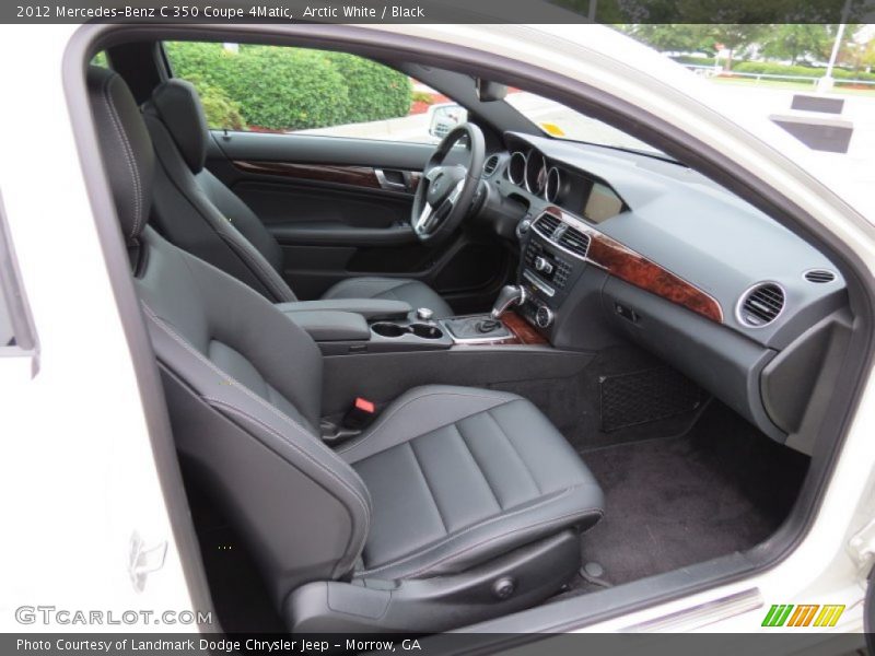 Front Seat of 2012 C 350 Coupe 4Matic