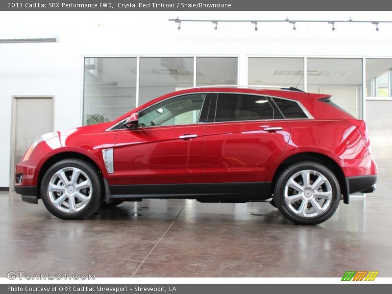 Crystal Red Tintcoat / Shale/Brownstone 2013 Cadillac SRX Performance FWD