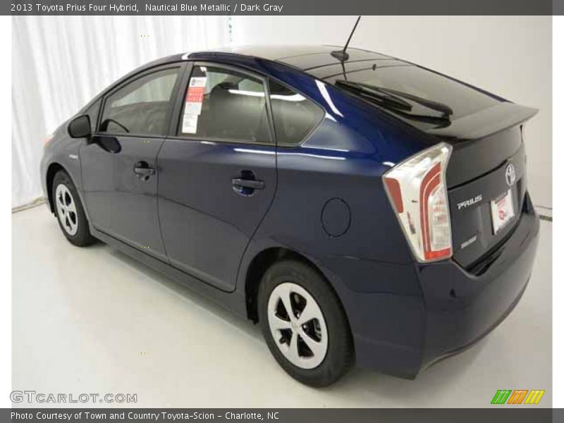 Nautical Blue Metallic / Dark Gray 2013 Toyota Prius Four Hybrid