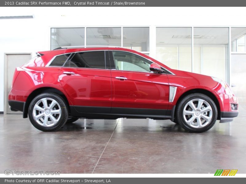 Crystal Red Tintcoat / Shale/Brownstone 2013 Cadillac SRX Performance FWD